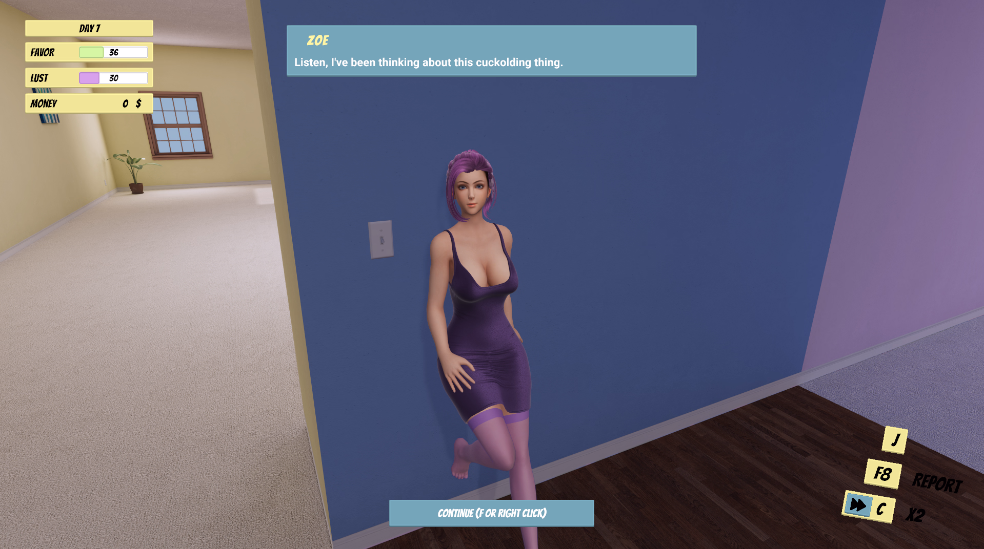 女性主导妻子游戏 Femdom Wife Game - Zoe v1.81f2官方中文版